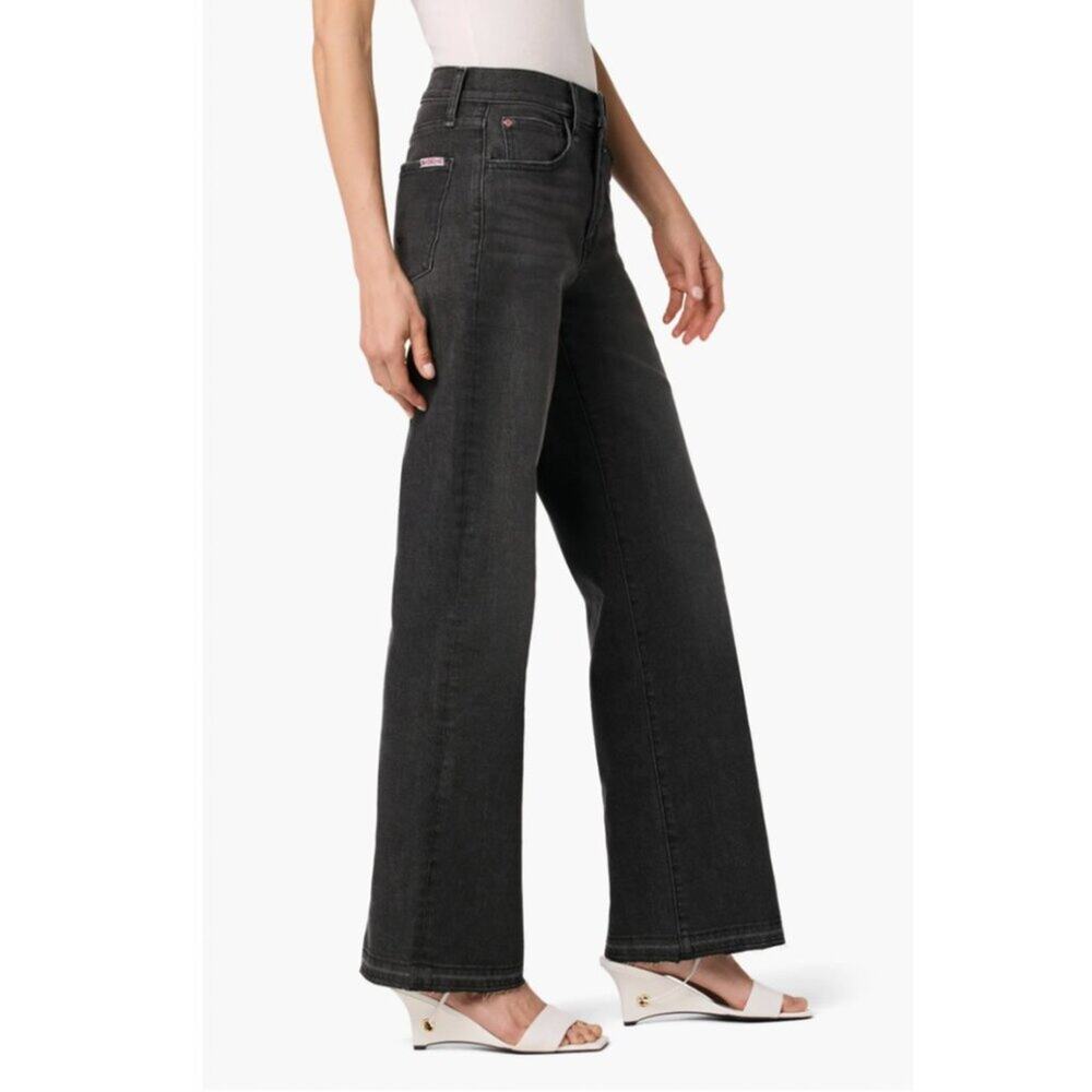 Hudson Rosalie High Waist Wide Leg Jeans in Sinead Wash